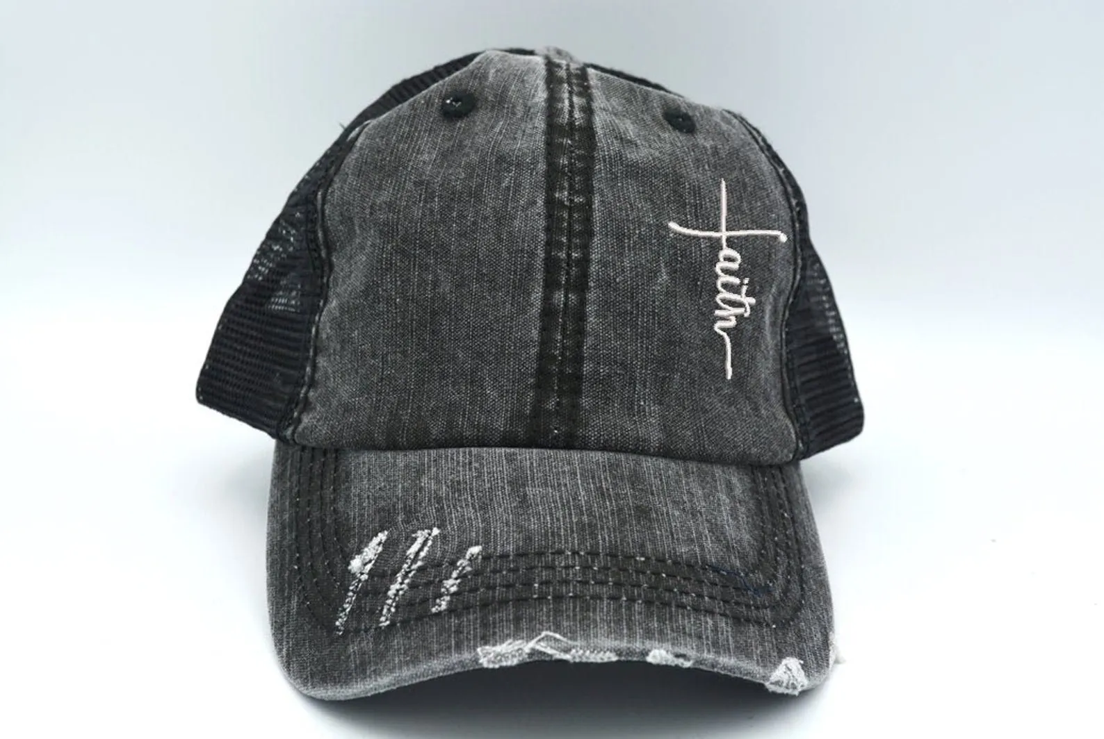 Faith Cross Trucker Hat