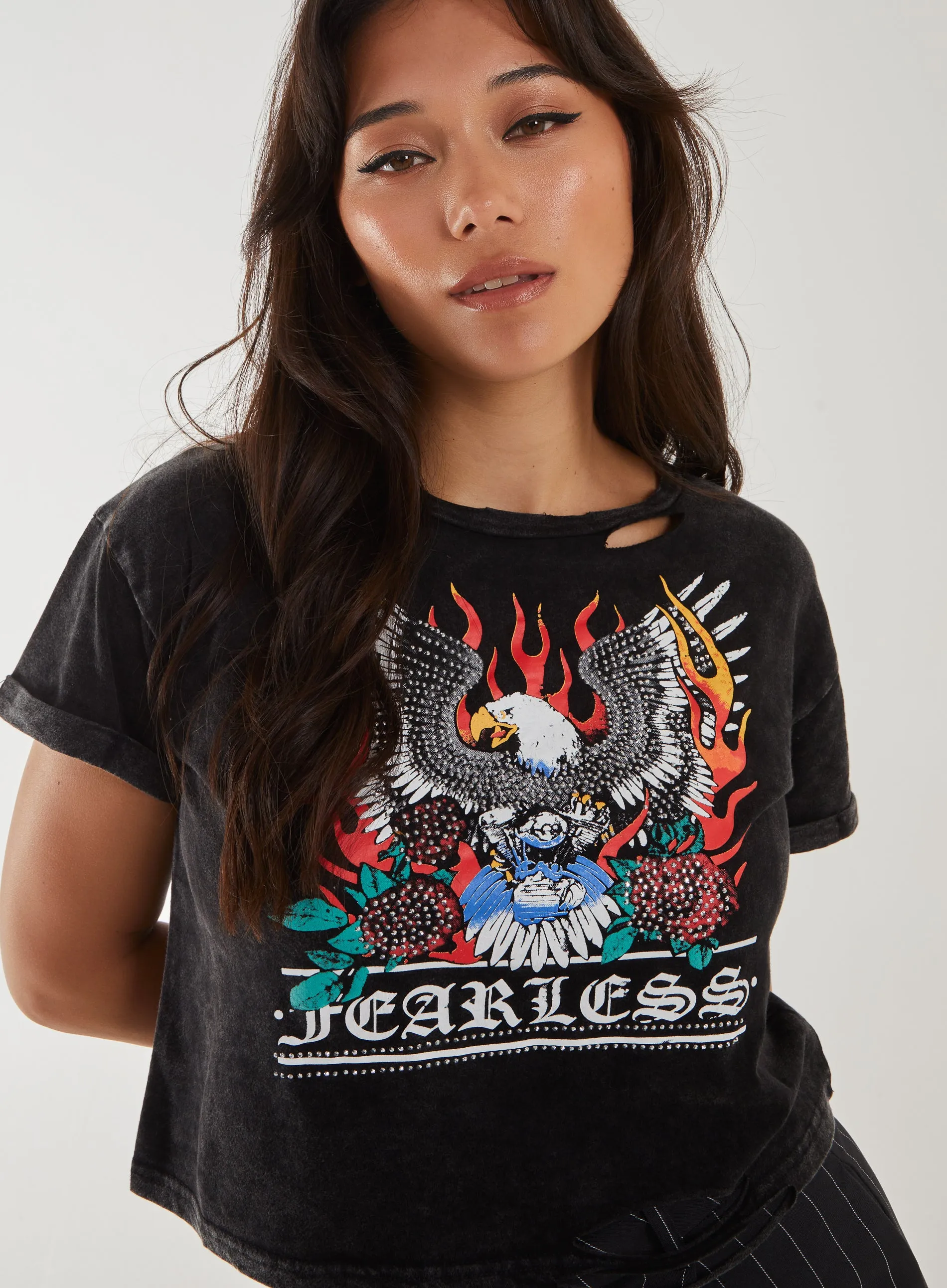 Fearless Cropped T-Shirt