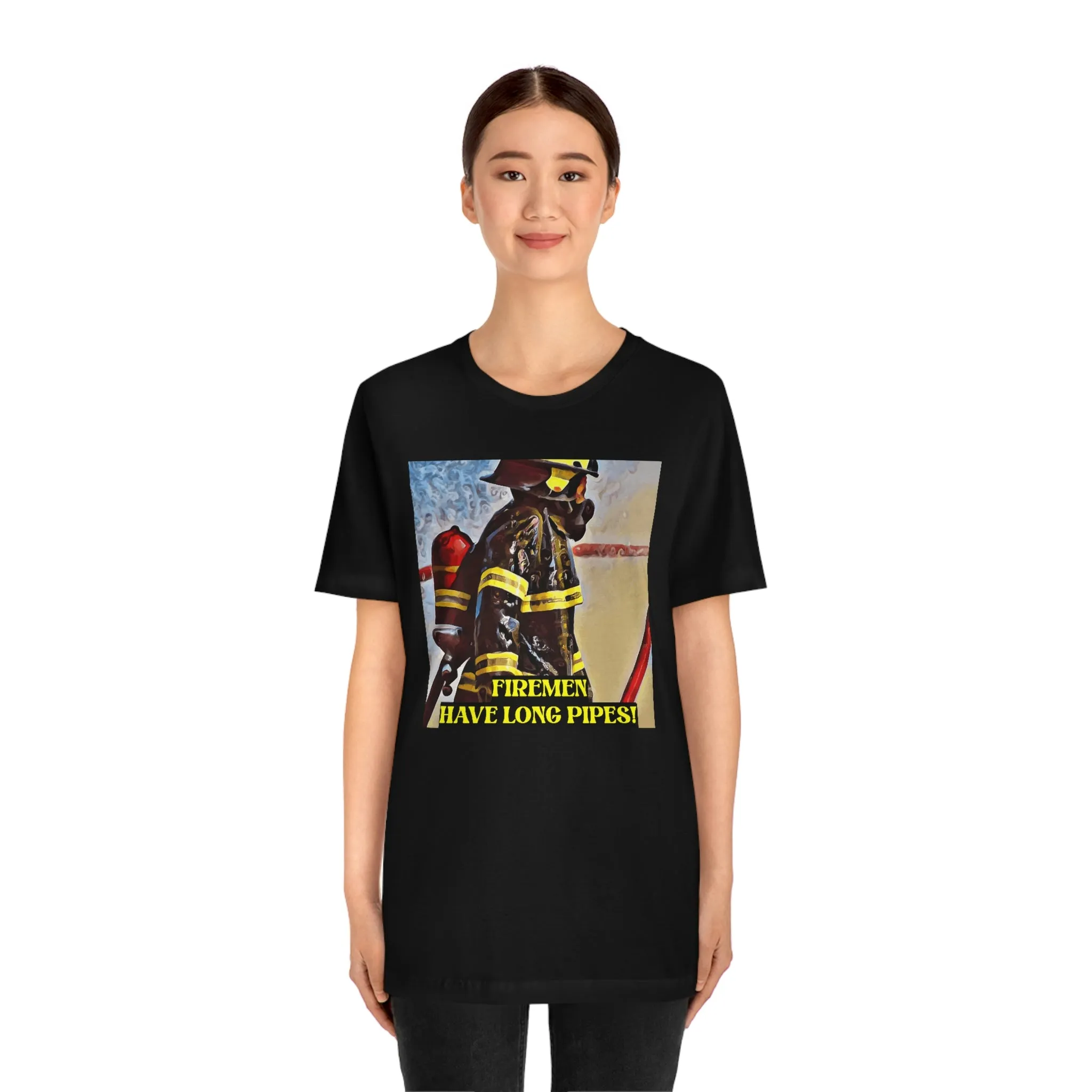 Firemen Have Long Pipes! Short Sleeve Tee