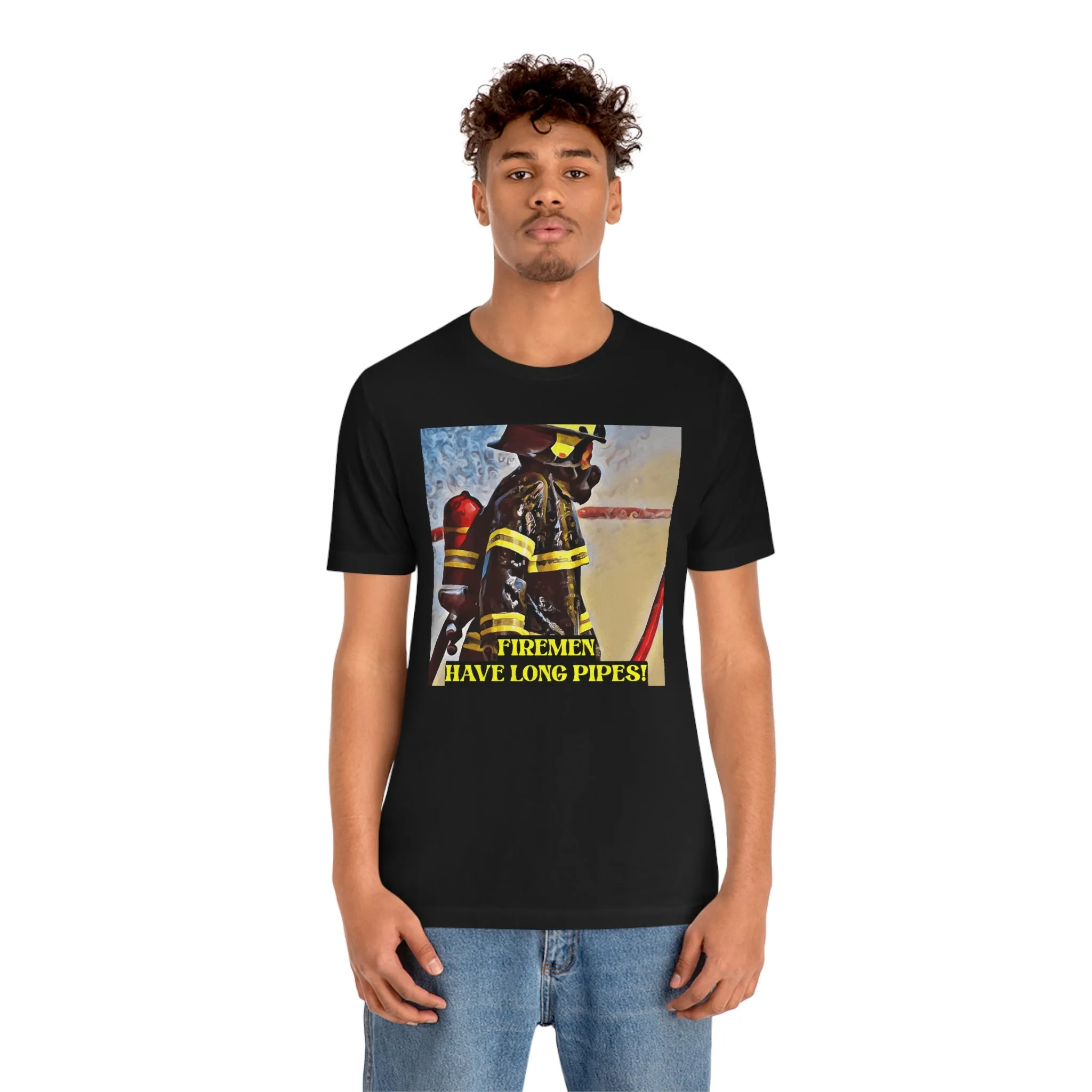 Firemen Have Long Pipes! Short Sleeve Tee
