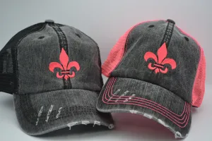 Fleur De Lis Trucker Hat