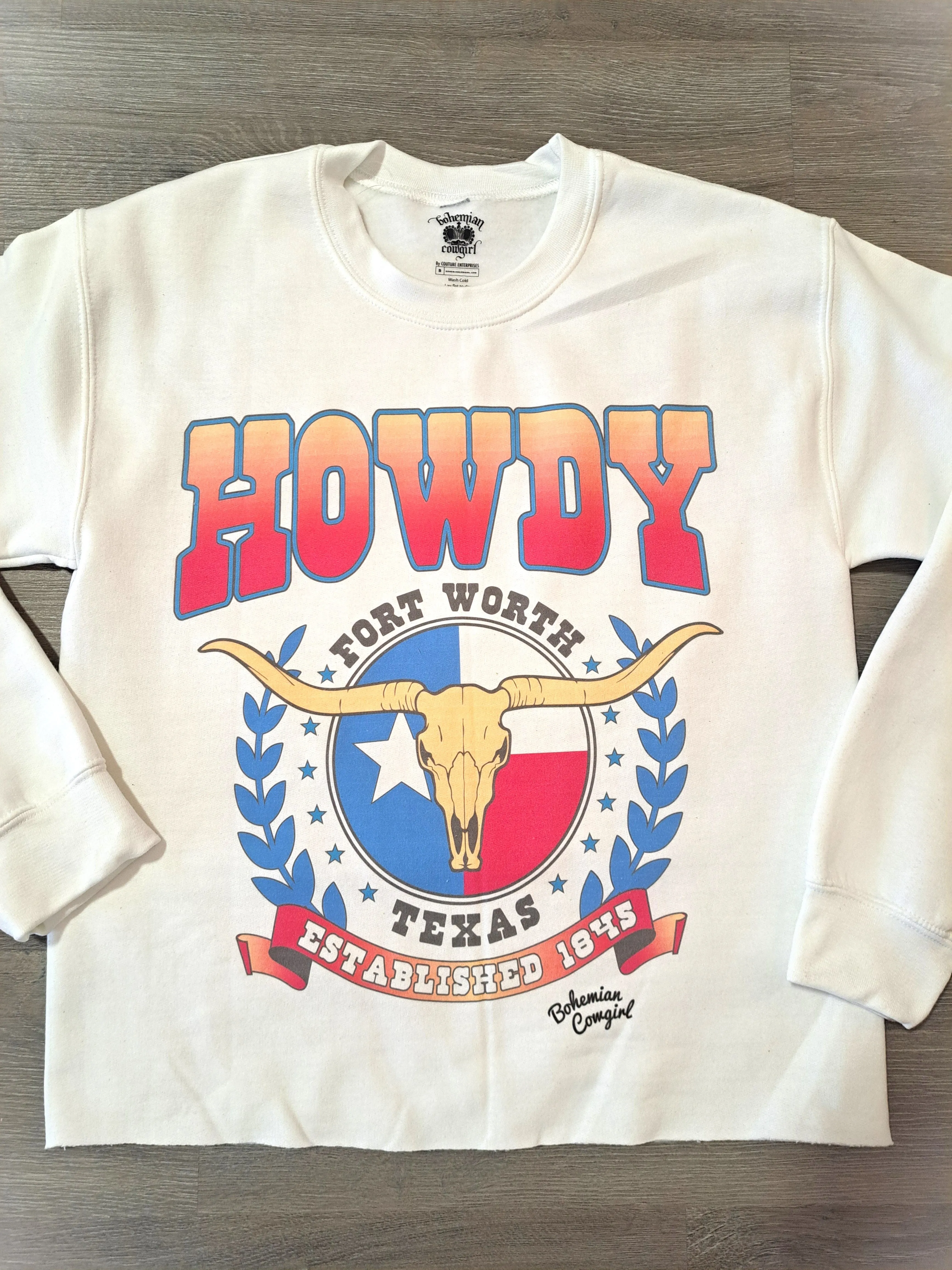 Fort Worth Texas 1845 Sweatshirt - WS