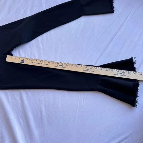 FRAME Le Skinny de Jeanne Denim Jeans Black Size 27 4 Flare Raw hippie festival