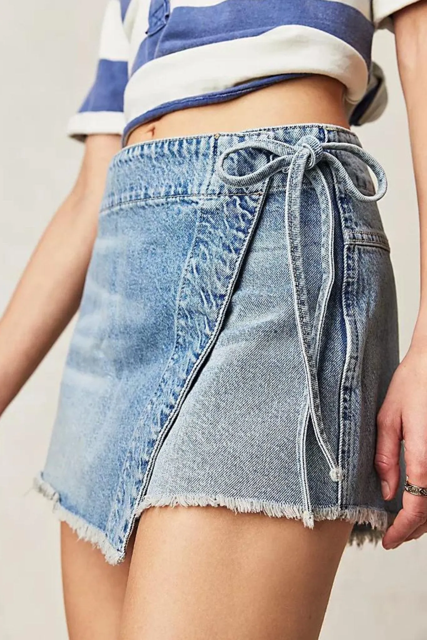 Free People: Emmy Denim Skort