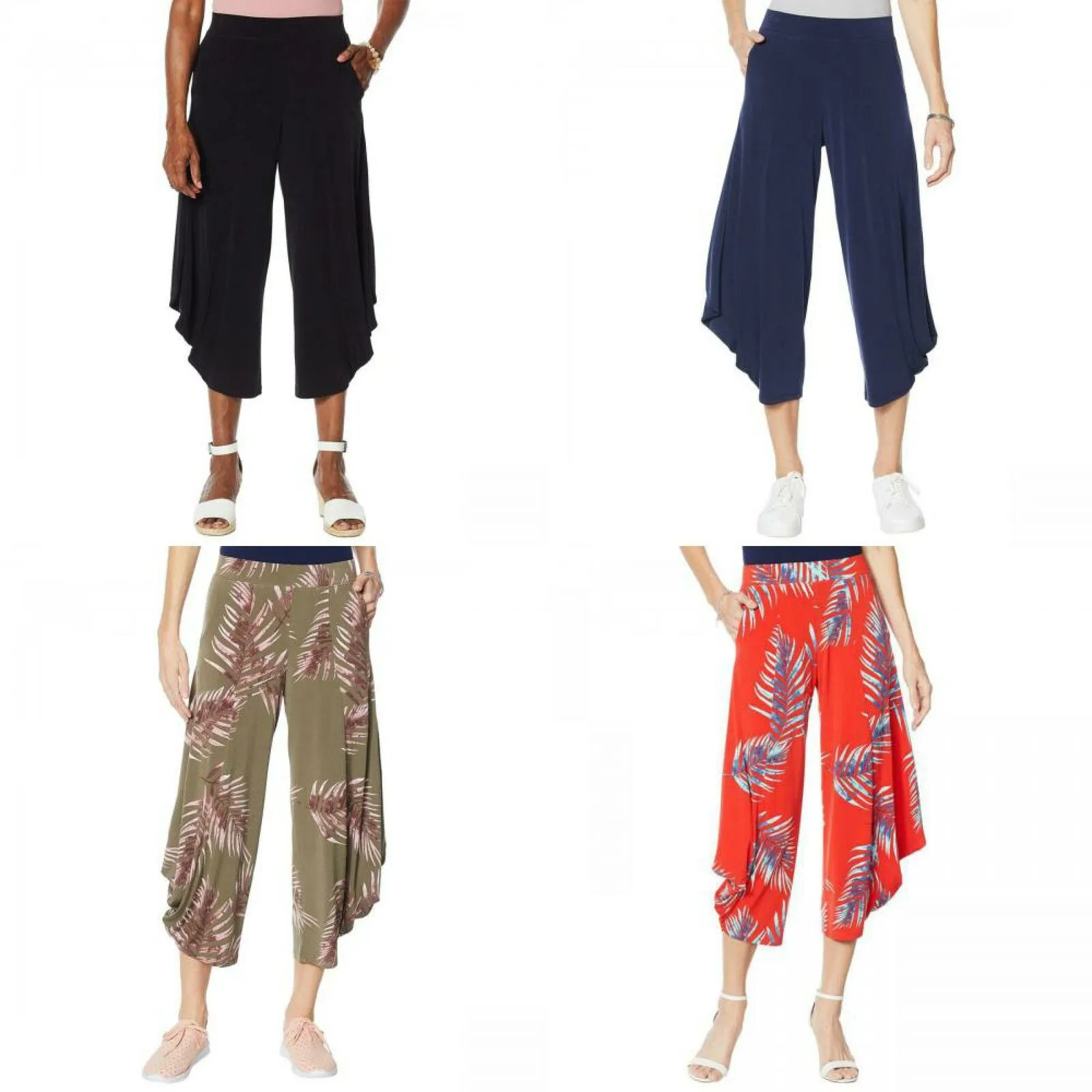 G by Giuliana Women's Jersey Knit Harem Pants
