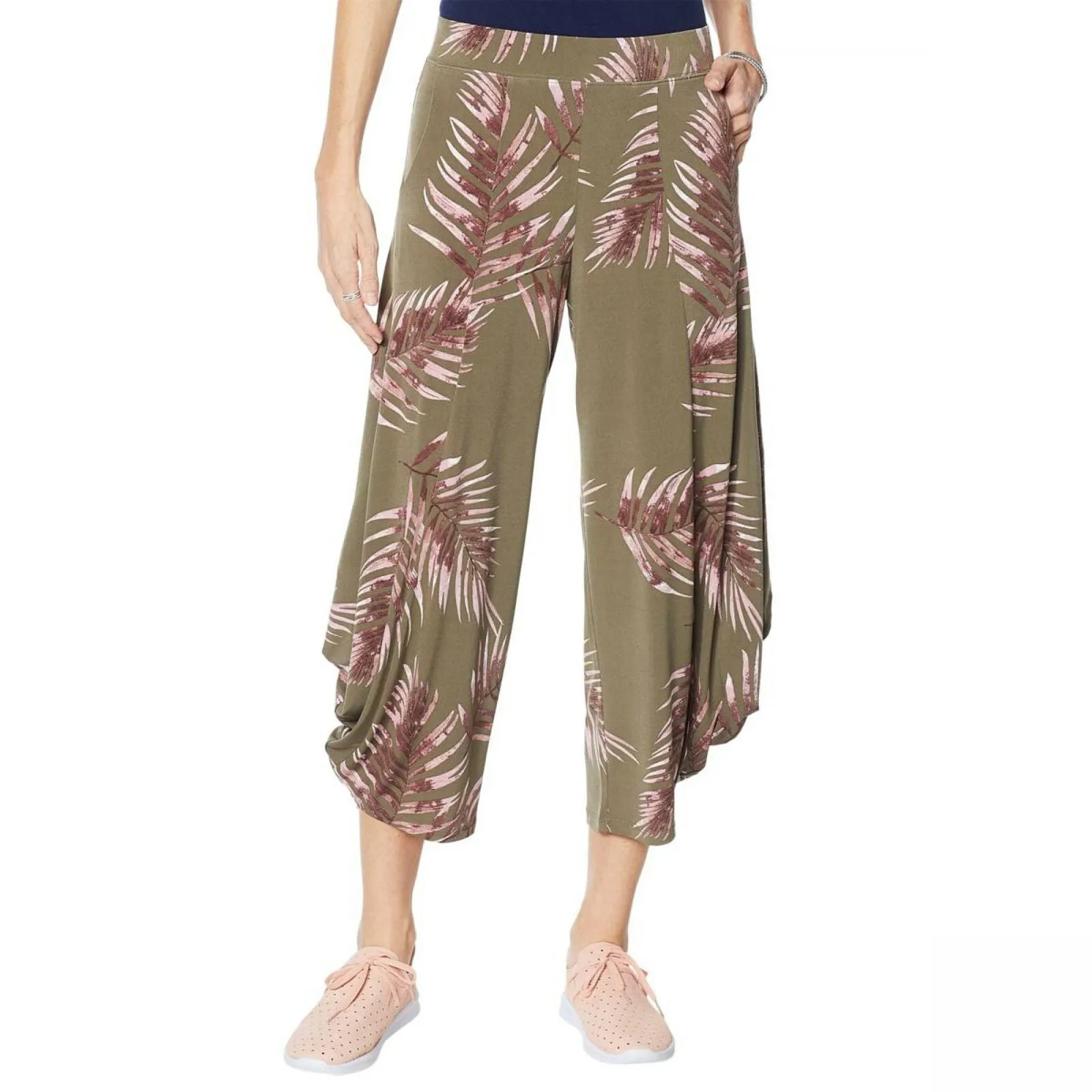 G by Giuliana Women's Jersey Knit Harem Pants