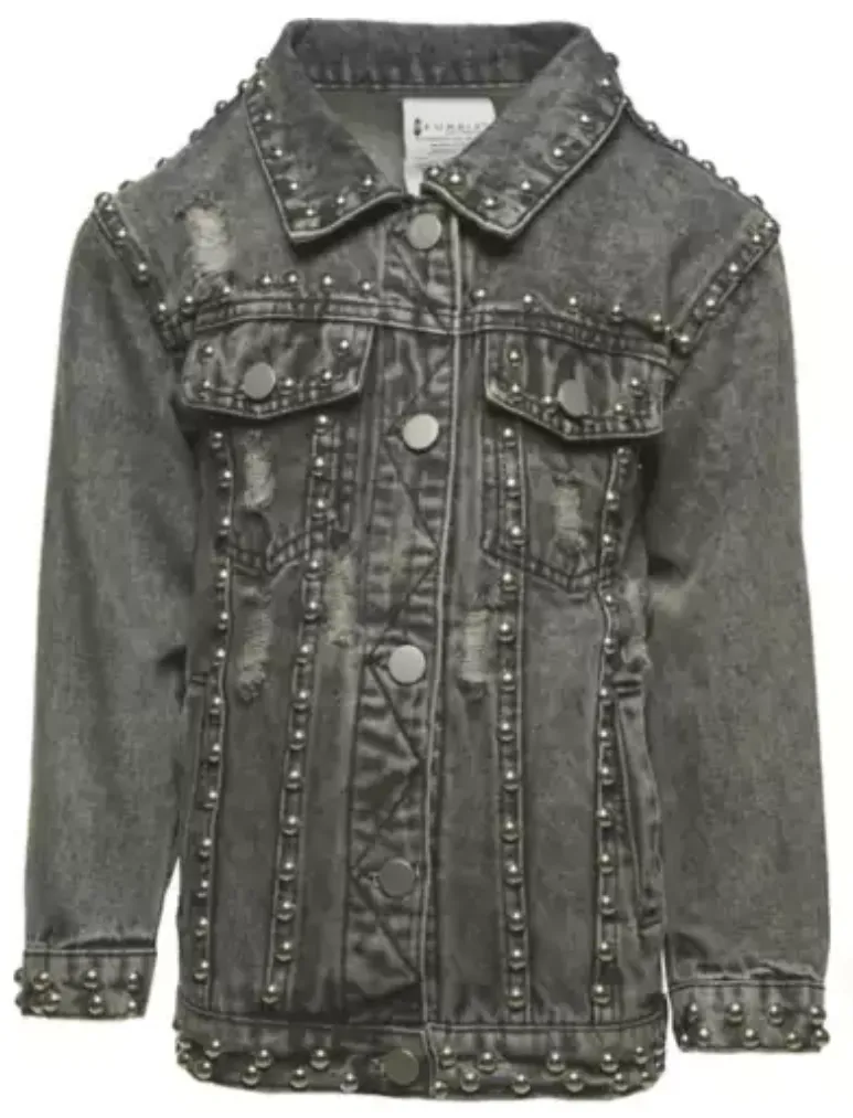 Girls' Denim Trucker Jacket
