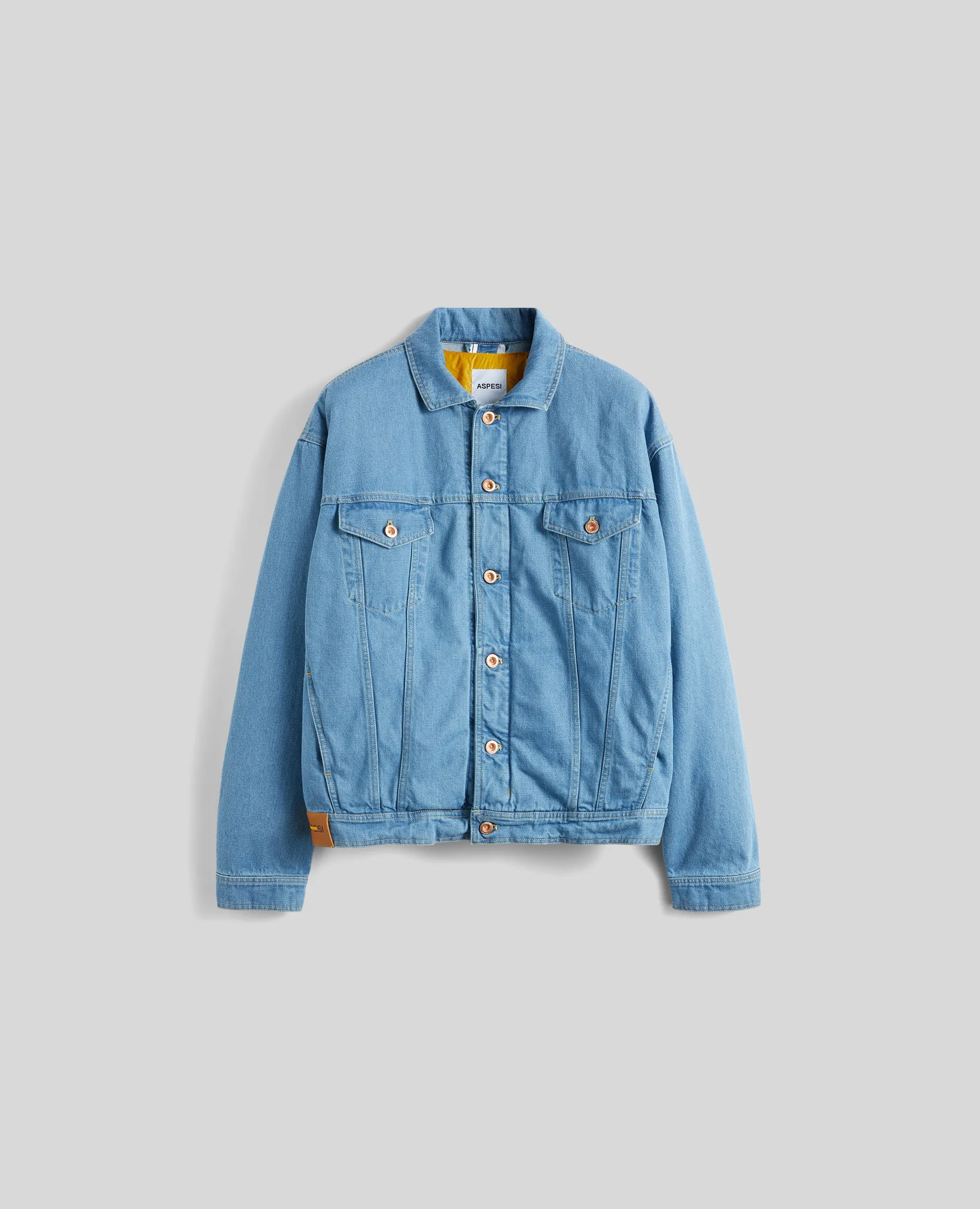 GIUBBOTTO TRUCKER IN DENIM - DENIM CHIARO