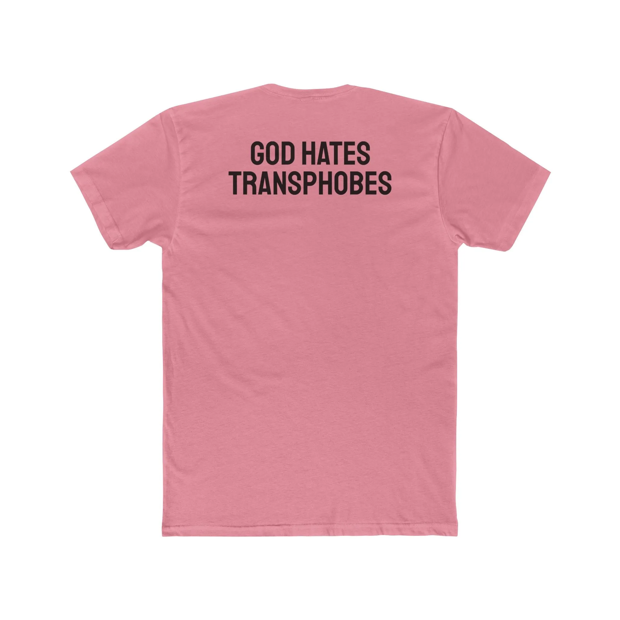 God Hates Transphobes - Unisex Cotton Crew Tee