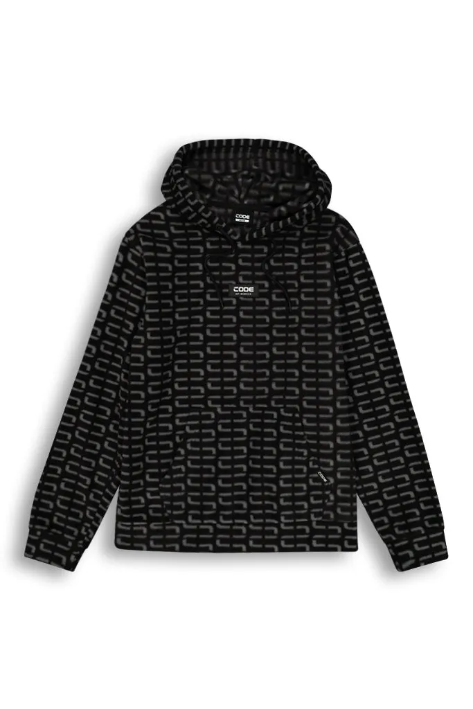 Graphic Fleece Hoodie _ 145541 _ Black
