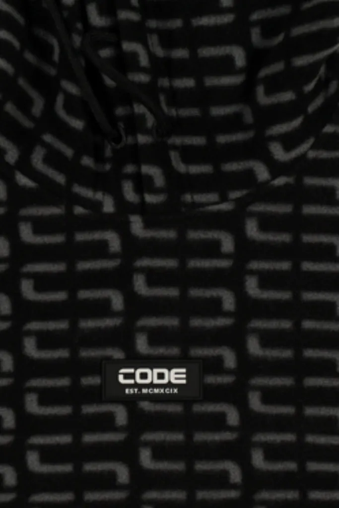 Graphic Fleece Hoodie _ 145541 _ Black