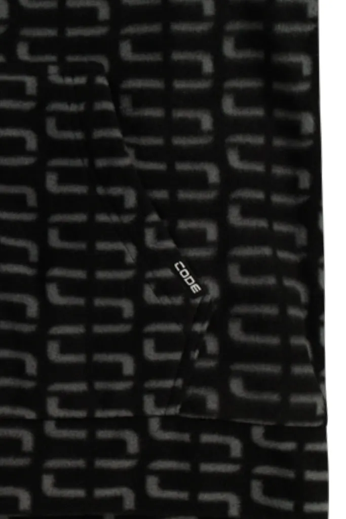 Graphic Fleece Hoodie _ 145541 _ Black
