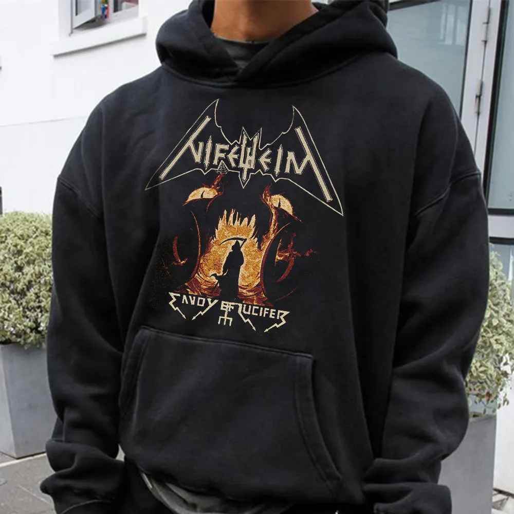 Graphic Print Casual Men's Hoodie Sweatshirt
