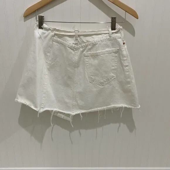 GRLFRND Ella Reconstructed Wrap Denim Skirt