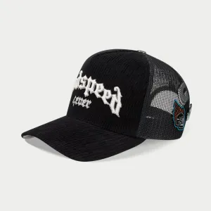 GS FOREVER TRUCKER HAT (Black Corduroy)