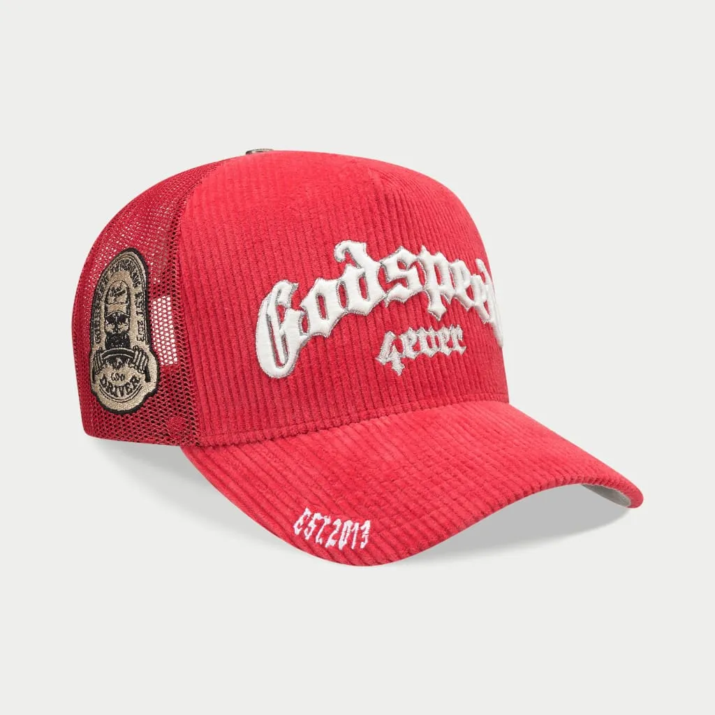 GS FOREVER TRUCKER HAT (Rose Corduroy)