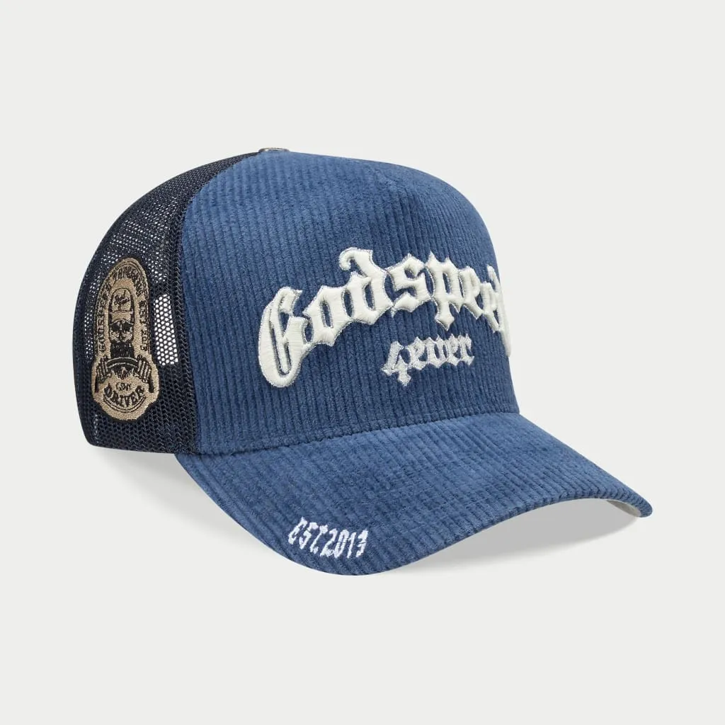 GS FOREVER TRUCKER HAT (Saphire Corduroy)
