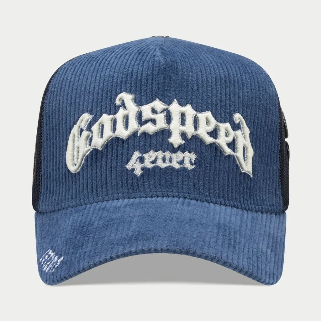 GS FOREVER TRUCKER HAT (Saphire Corduroy)
