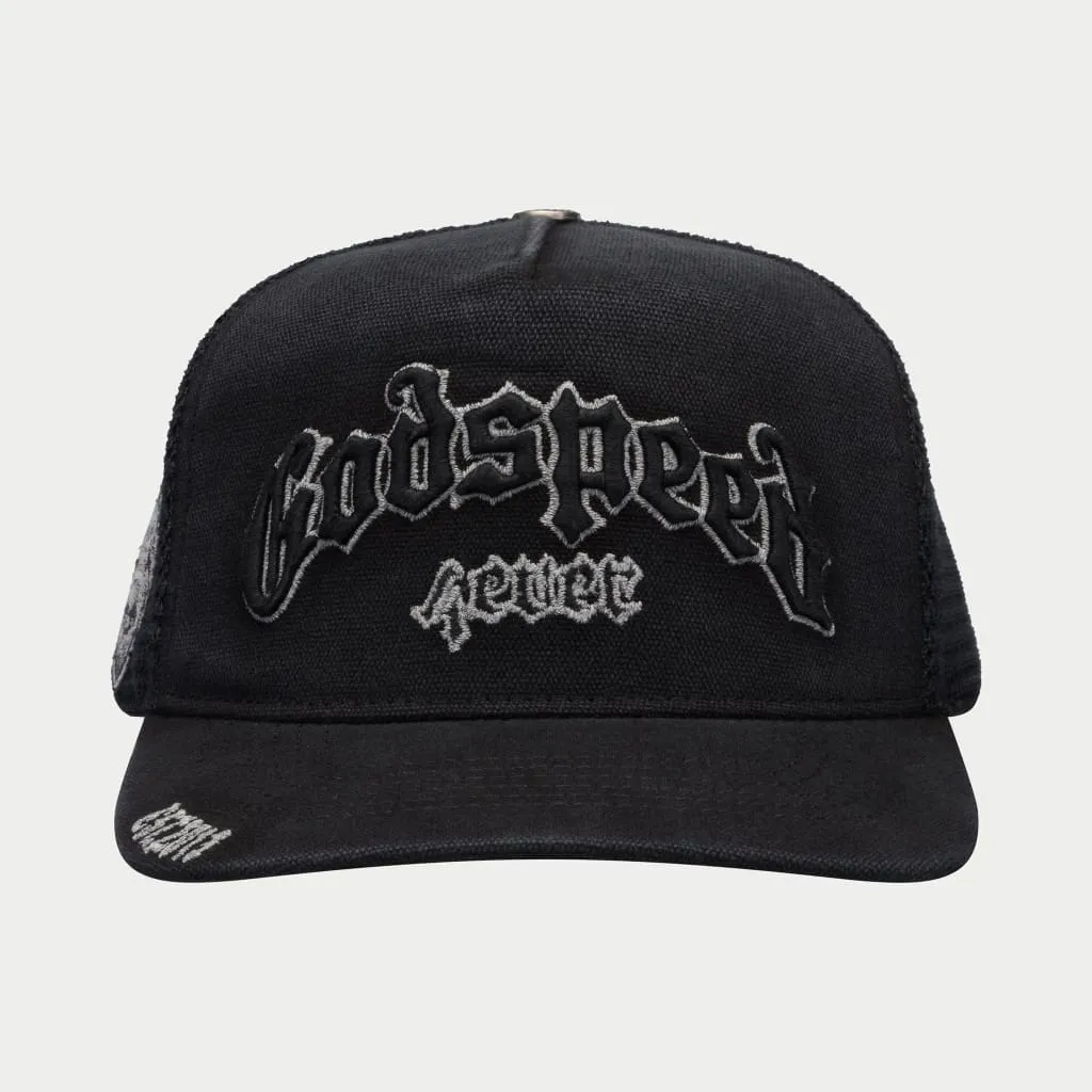 GS FOREVER TRUCKER HAT (VINTAGE BLACK/3M)