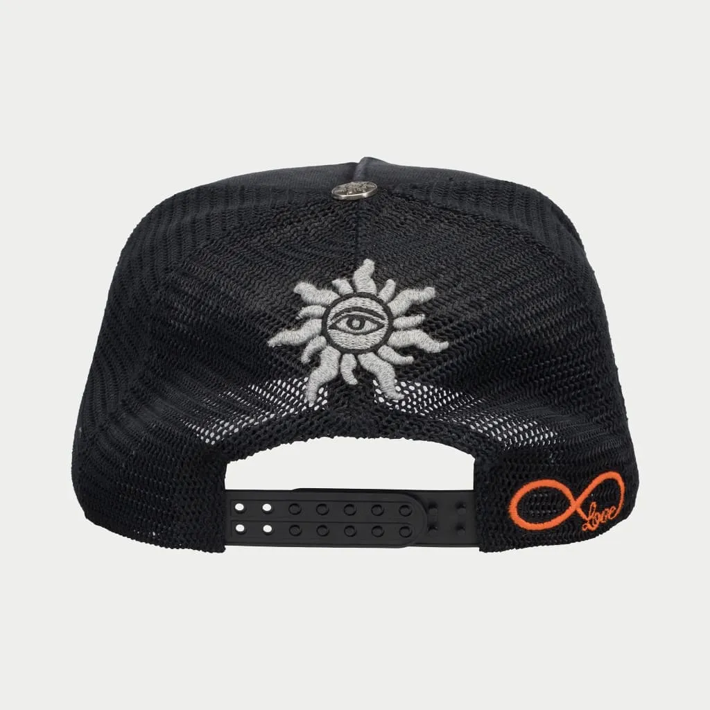 GS FOREVER TRUCKER HAT (VINTAGE BLACK/3M)