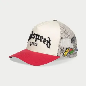GS FOREVER TRUCKER HAT (White/Red)