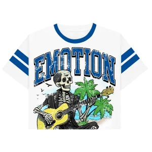 Guitar Cropped T-Shirt - White
