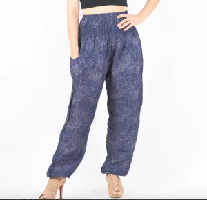 Gypsy Pants - Paisley Mystery, Navy