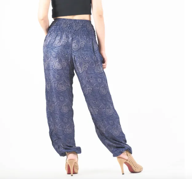Gypsy Pants - Paisley Mystery, Navy