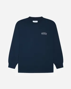 Hanes Over L/S Tee - Navy
