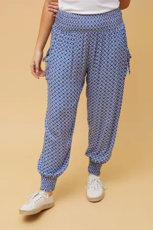 harem pant self tie side pockets (p516736)