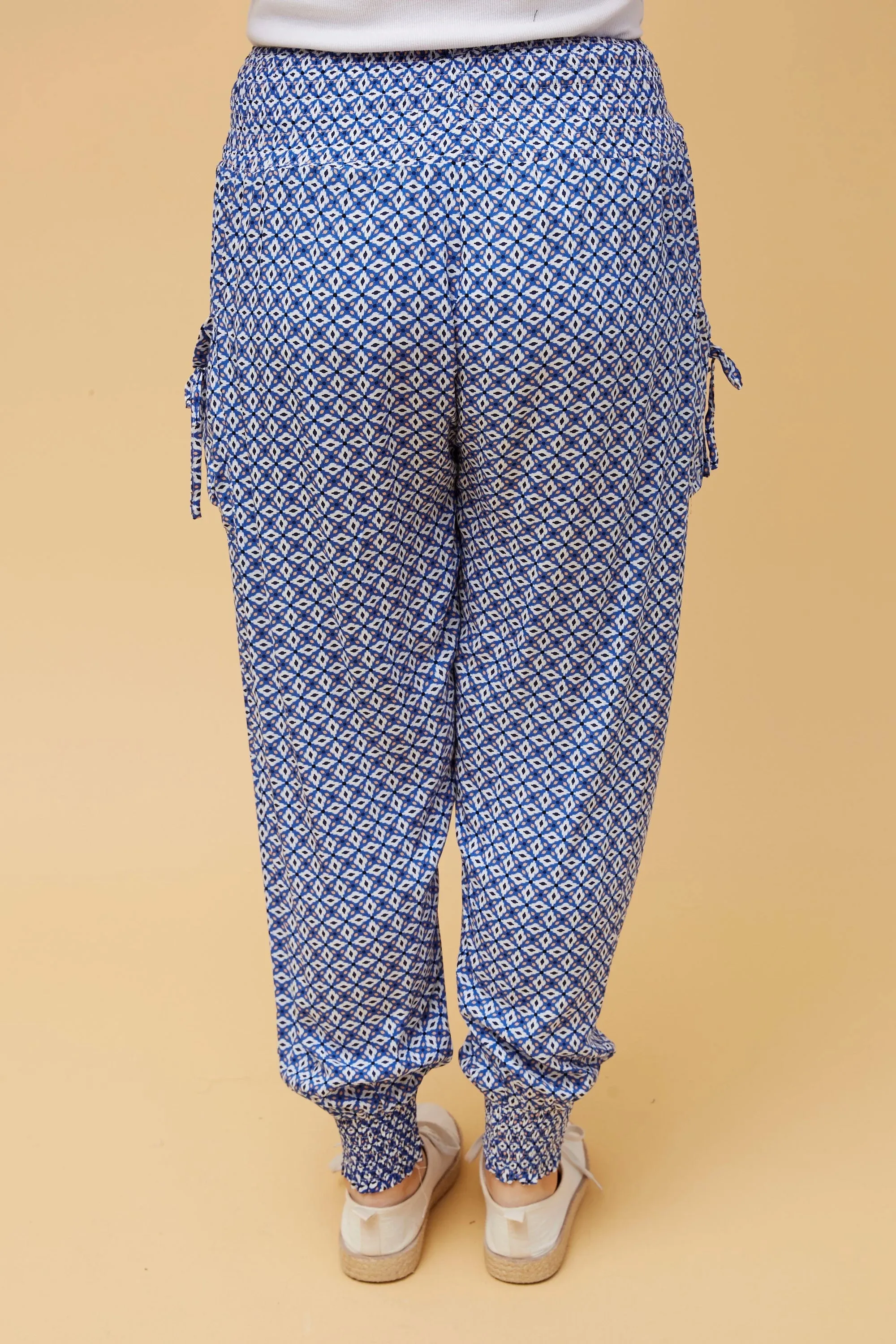 harem pant self tie side pockets (p516736)