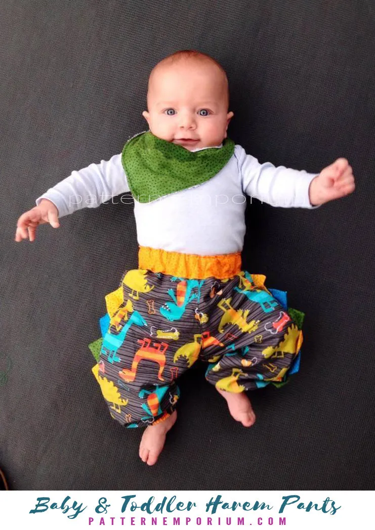Harem Pants | Baby & Toddler Sewing Pattern