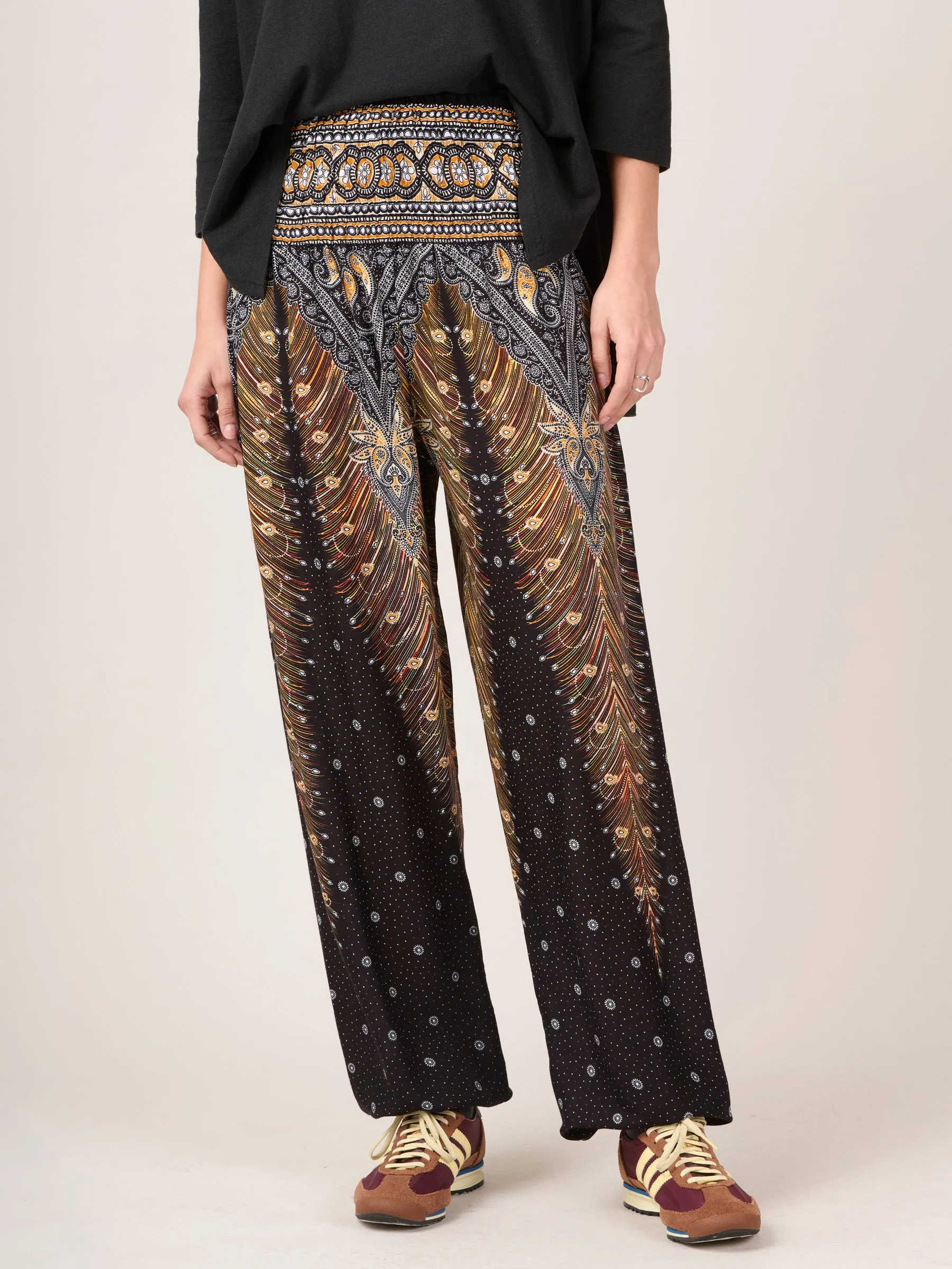 Harem Pants Original - Peacock High Crotch