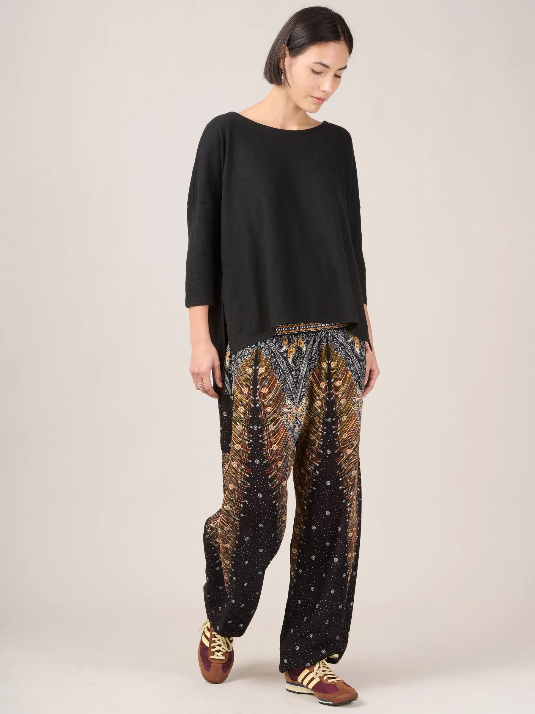 Harem Pants Original - Peacock High Crotch