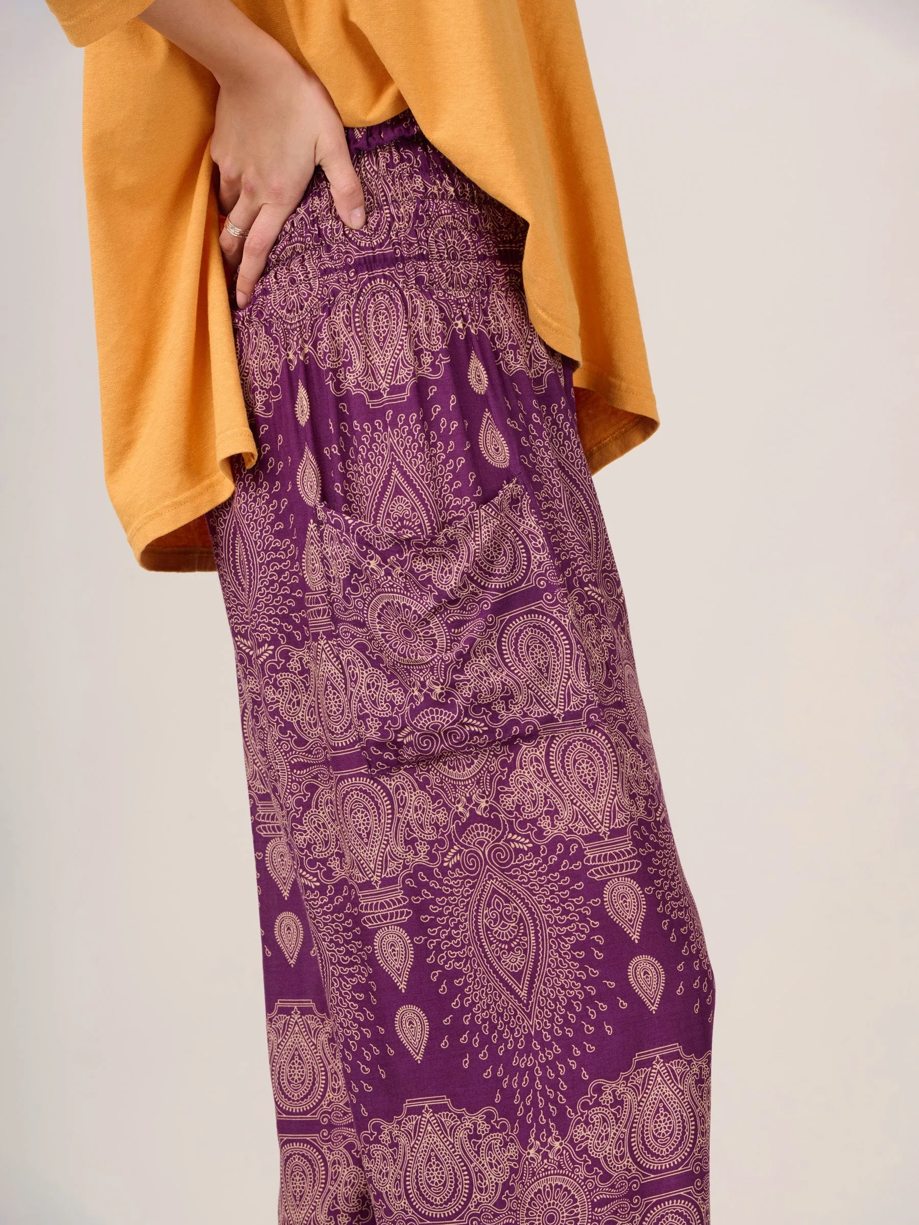 Harem Pants Original - Teardrop Mandala High Crotch