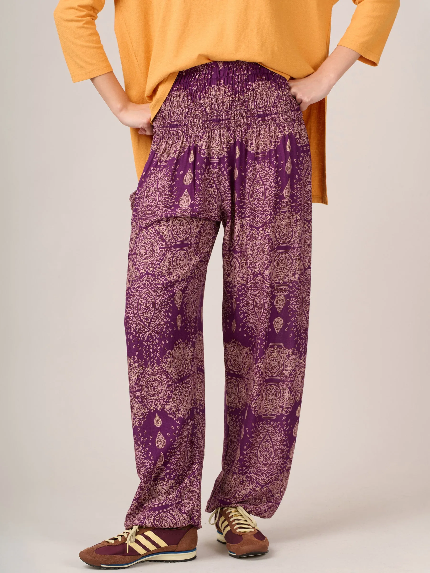 Harem Pants Original - Teardrop Mandala High Crotch