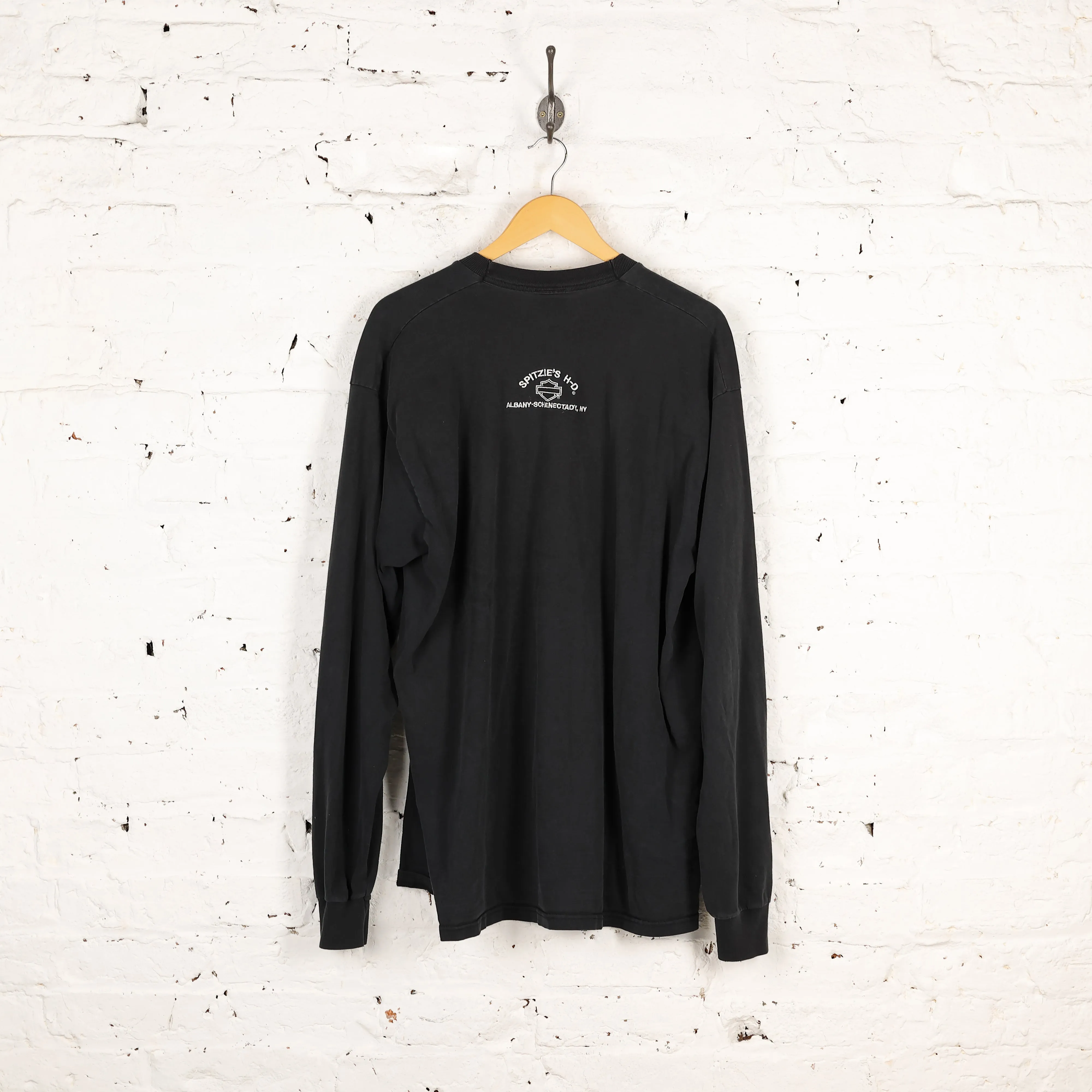 Harley Davidson Long Sleeve T Shirt - Black - XXL