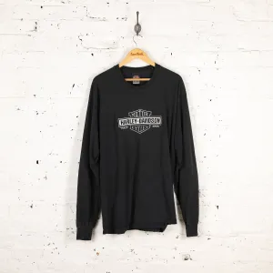 Harley Davidson Long Sleeve T Shirt - Black - XXL