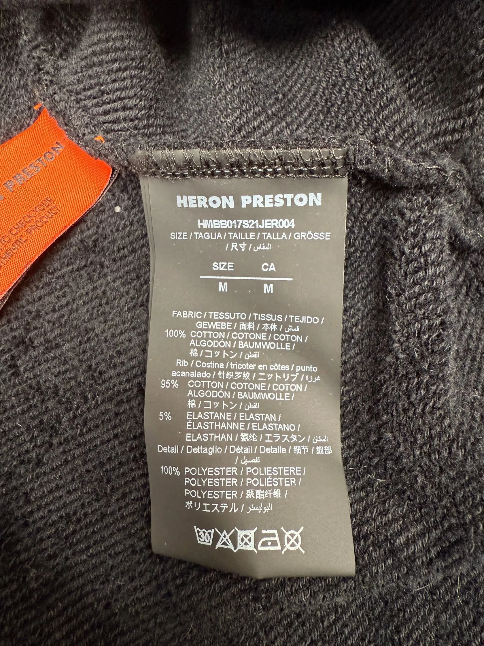 Heron Preston Rainbow Heron Hoodie - Black