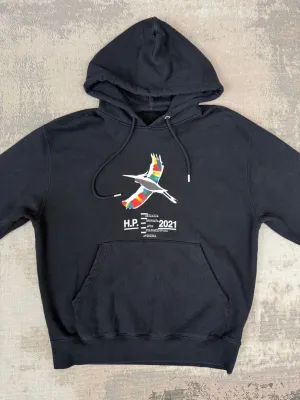 Heron Preston Rainbow Heron Hoodie - Black