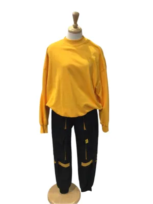 Hip Hop Two Piece Yellow and Black