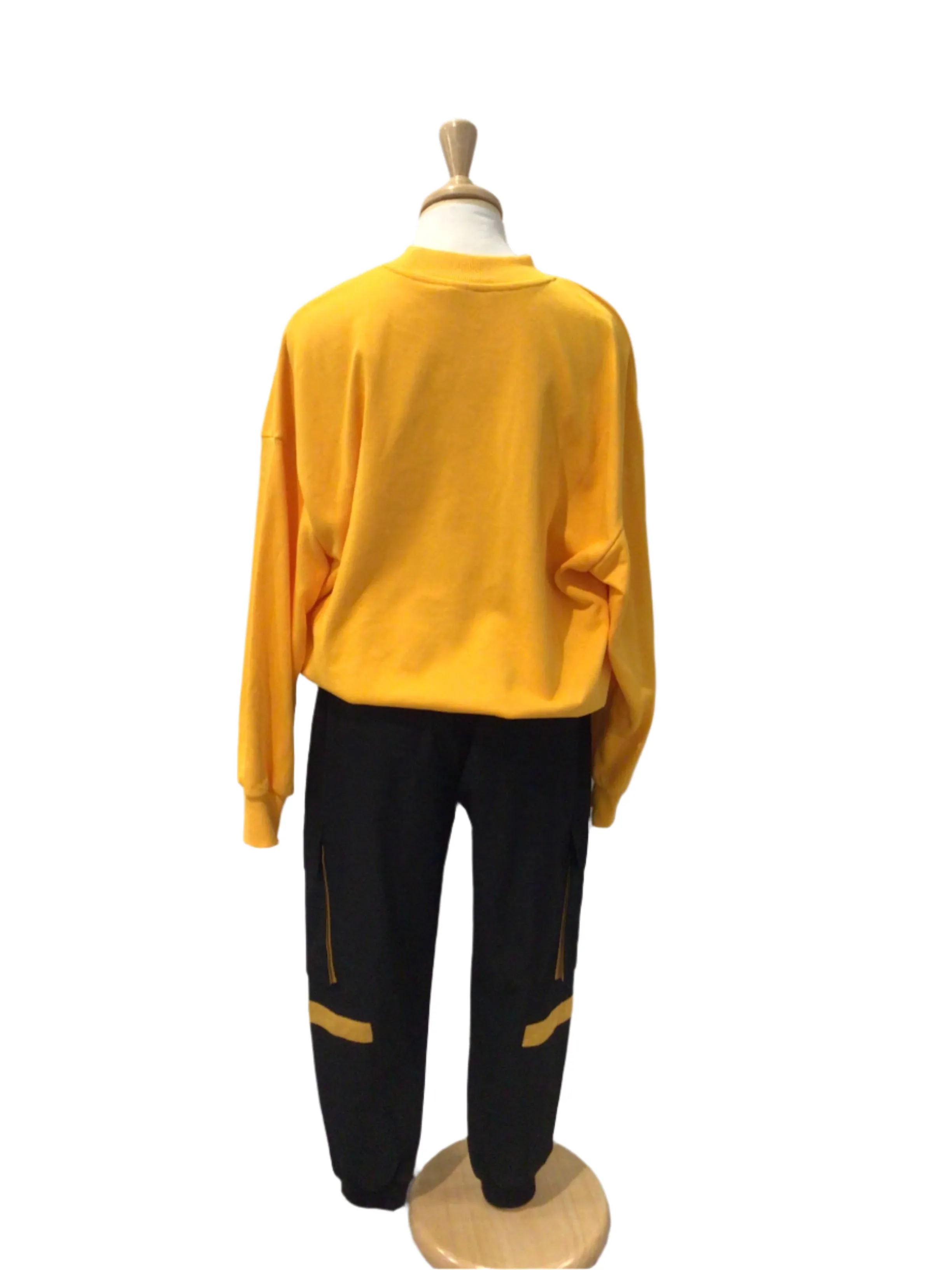Hip Hop Two Piece Yellow and Black