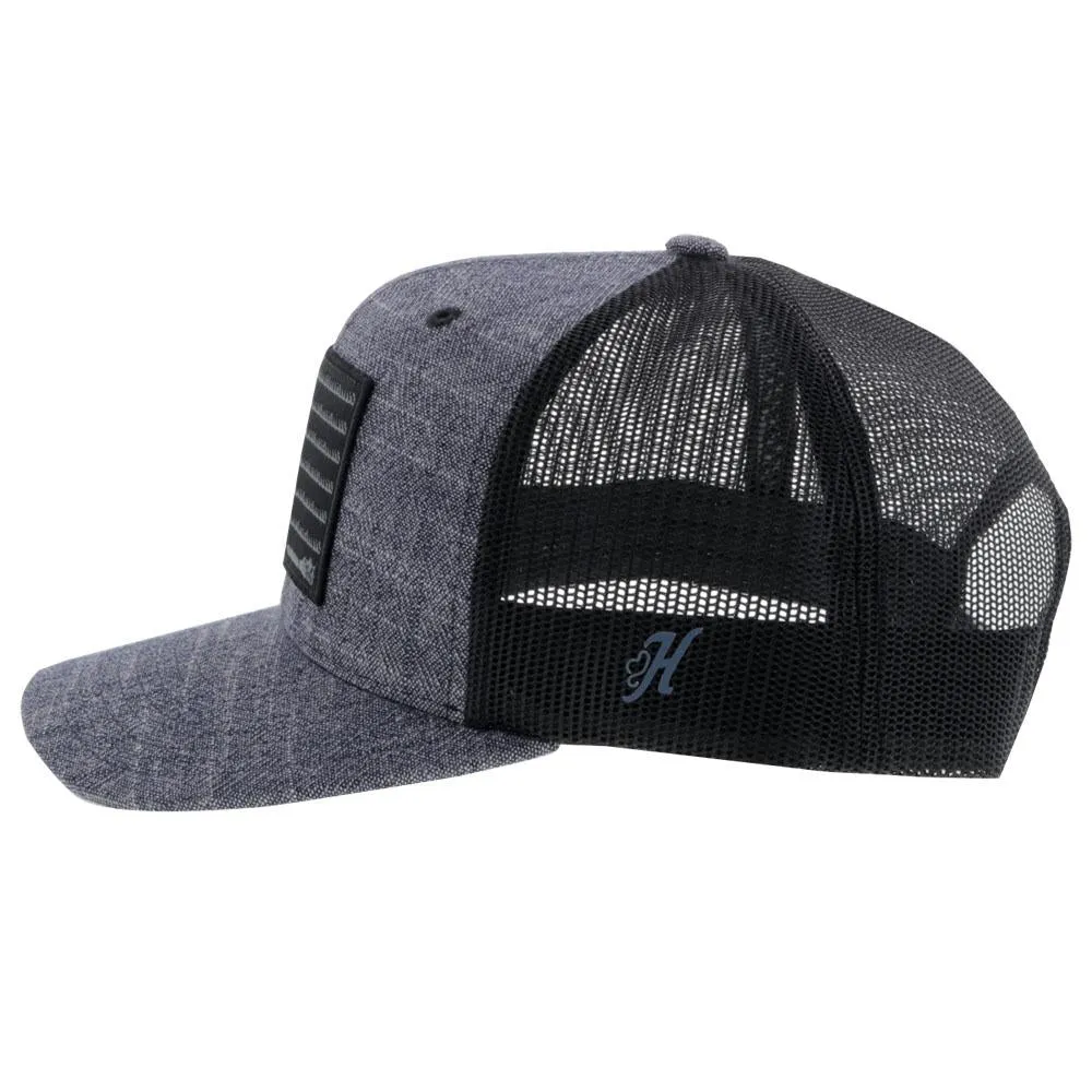 Hooey Liberty Roper Navy 6-Panel Trucker Hat 2010T-NVBK