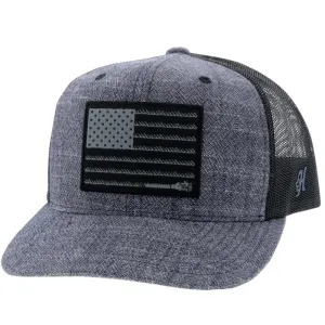 Hooey Liberty Roper Navy 6-Panel Trucker Hat 2010T-NVBK