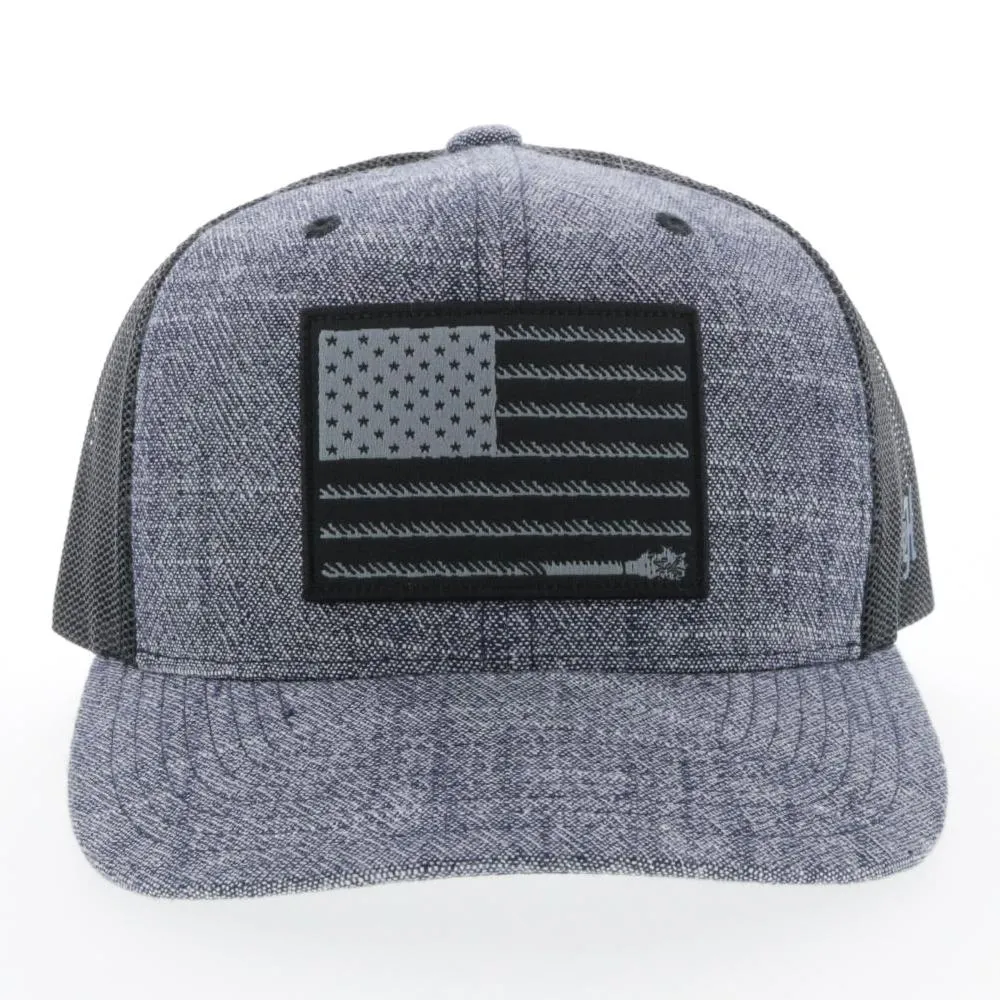 Hooey Liberty Roper Navy 6-Panel Trucker Hat 2010T-NVBK
