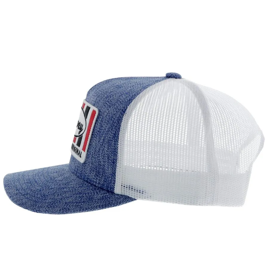 Hooey "Sudan" Denim/White Ballcap