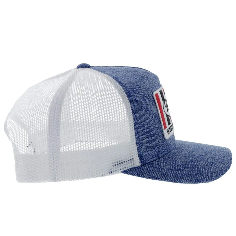 Hooey "Sudan" Denim/White Ballcap