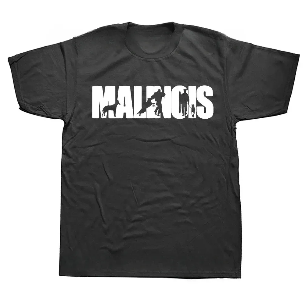 Hot Sale Fashion Clothing Casual Basic T-shirts Funny Maligator Belgian Malinois Dog T Shirts Tee Tops Round Neck Short Sleeve