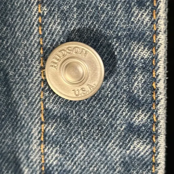 Hudson Jean Jacket denim blue L/XL NWT