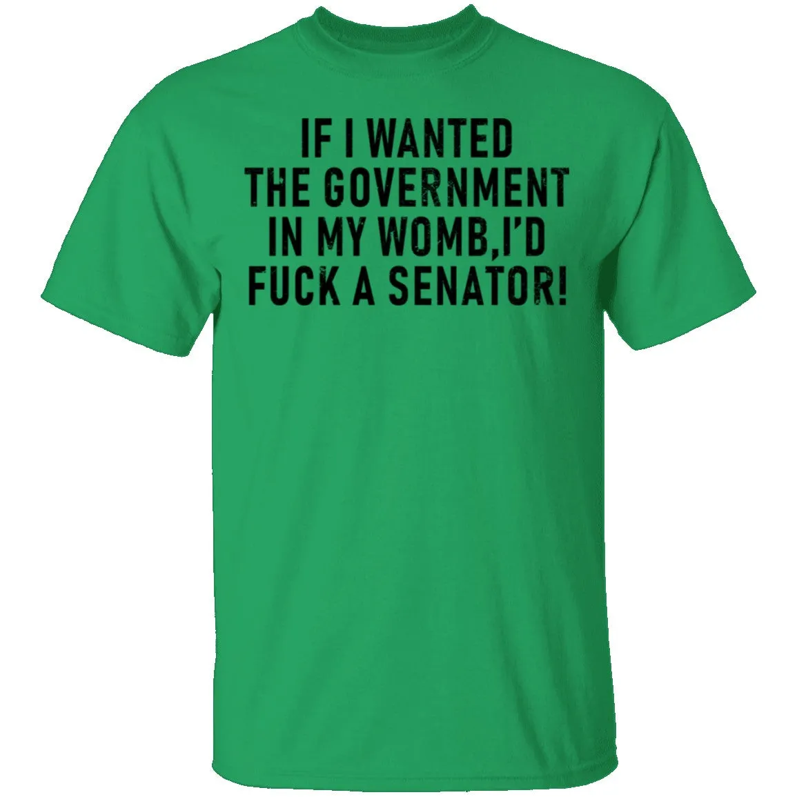 If I Wanted The Government In My Womb I'd Fuck A Senator T-Shirt